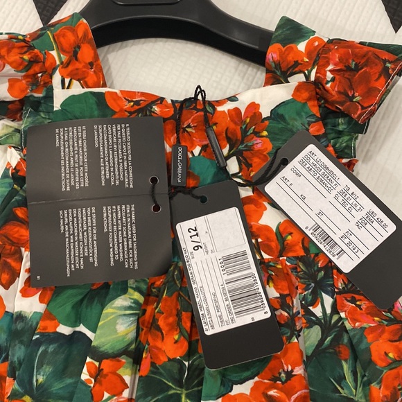Dolce & Gabbana Portofino Print Baby Girl Dress BRAND NEW with Original Tags - Picture 5 of 5